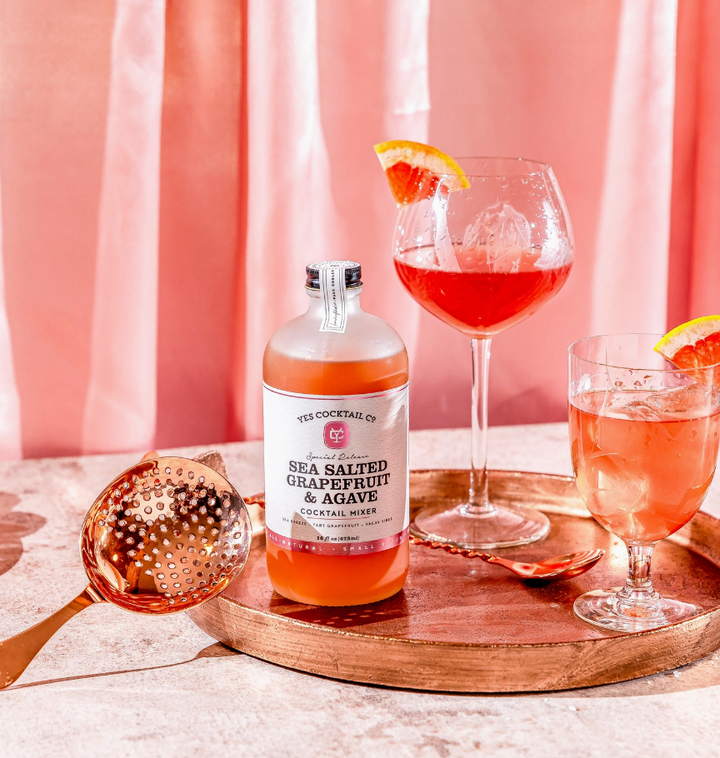 Sea Salted Grapefruit &amp; Agave Craft Cocktail Mixer