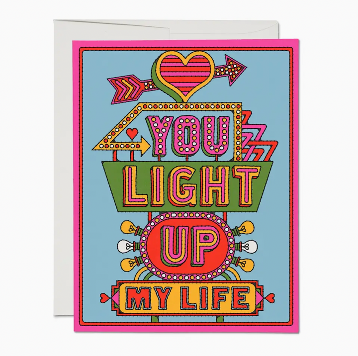 light up my life card - RC1