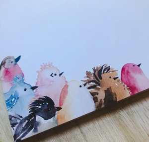 Watercolor Notepad - Birds