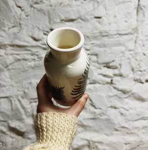 LAURA ZINDEL CERAMIC FERNS JAR - Small