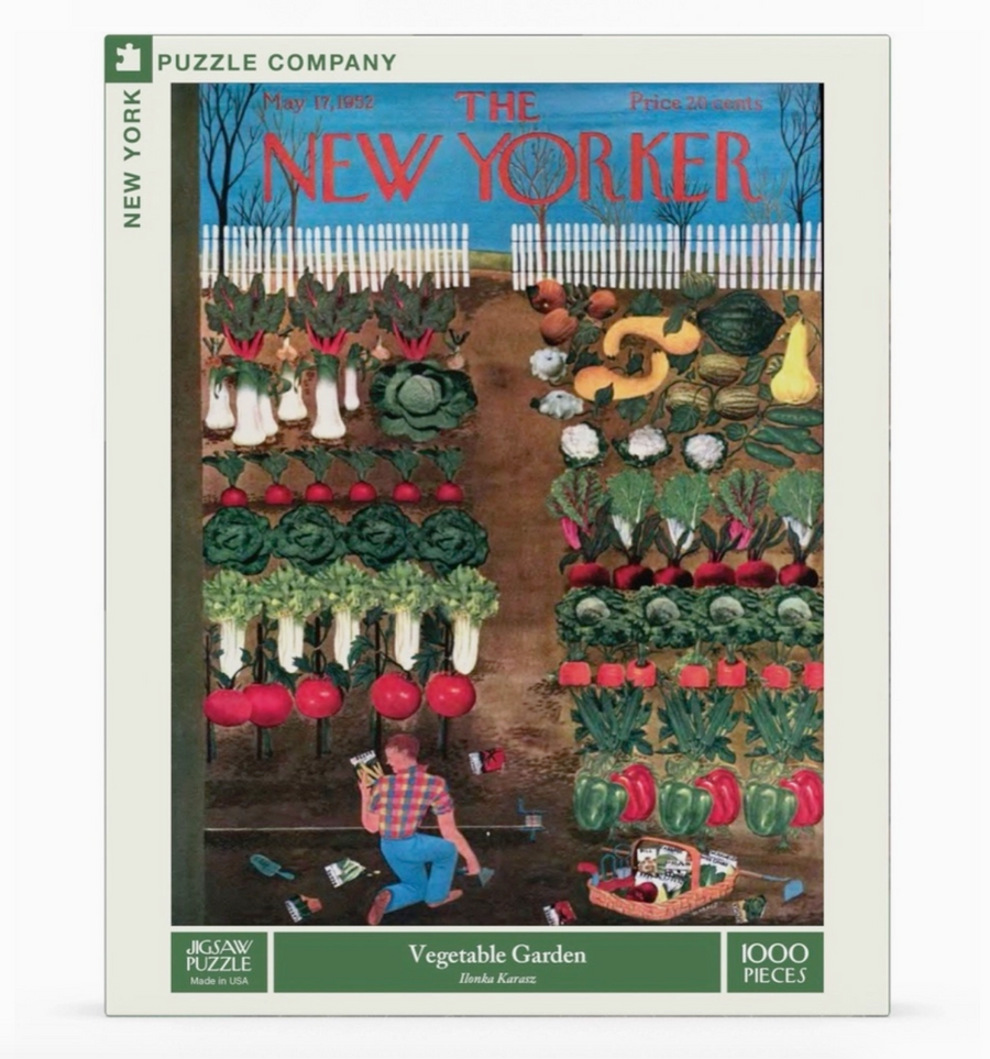 New Yorker Cover Vegetable Garden Puzzle - 1000 Piece