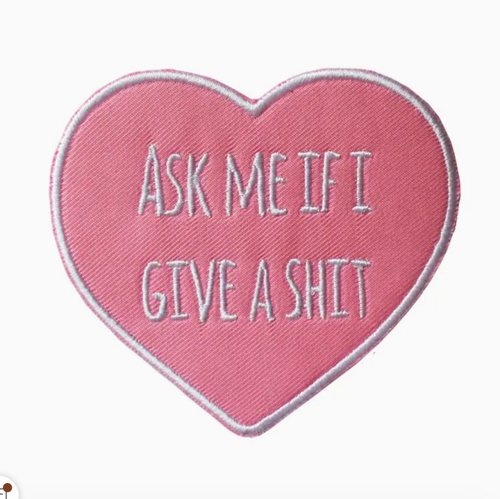 Ask Me Embroidered Patch