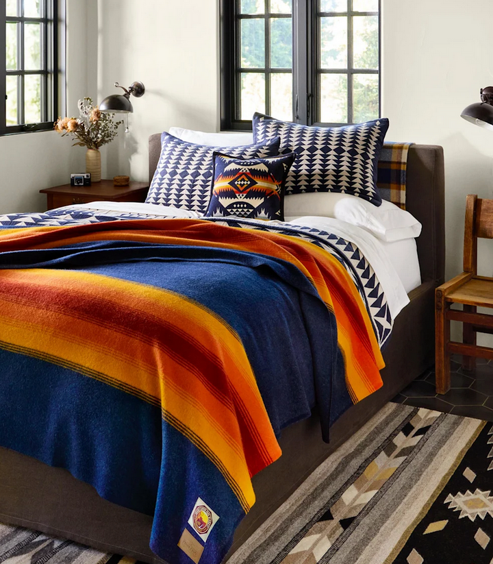 Grand Canyon National Park Bed Blanket - Twin Navy