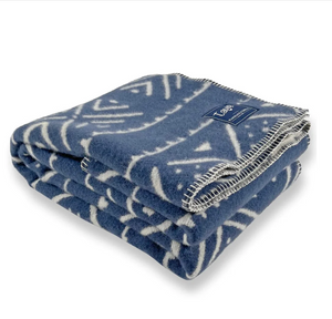 Tayo Onadein Kuba Wool Throw Blanket - 48" x 68"