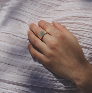 Roam Signet Ring - Sterling Silver