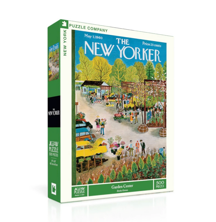 New Yorker Cover Garden Center Puzzle - 500 Piece
