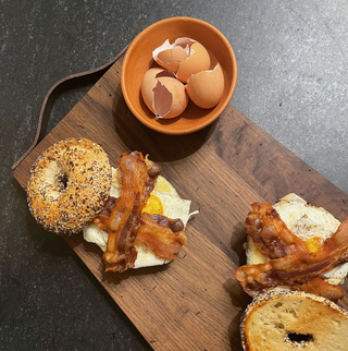 Killington Rustic Walnut &amp; Leather Serving Board - Rectangle