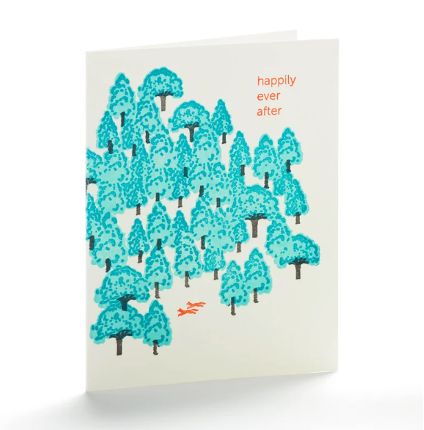Foxes Happily Ever After Card - IL4