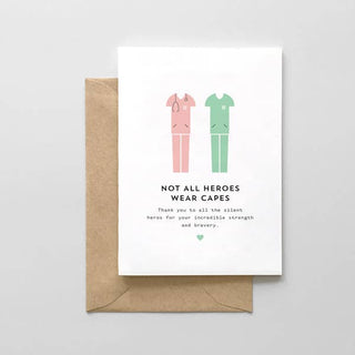 Not all Heroes Wear Capes Card - SM1