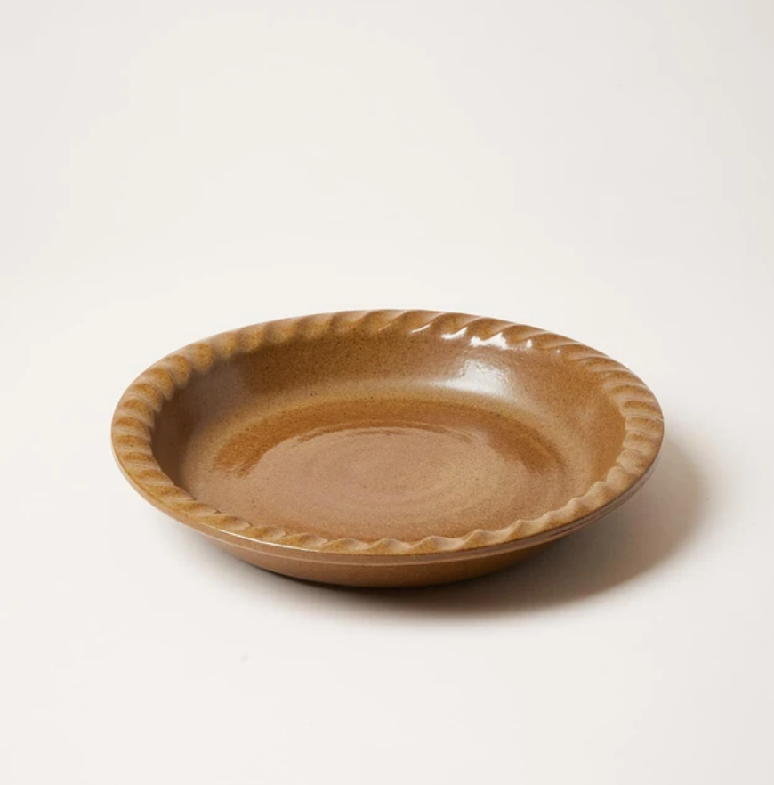 Farmhouse Pottery Agrarian Pie Dish - PICKUP ONLY