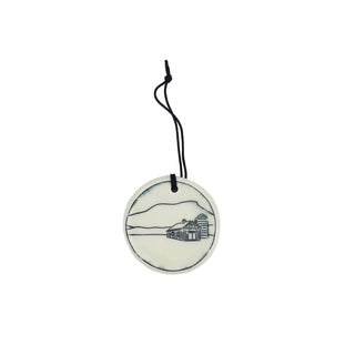 Ceramic Camel's Hump Barn Ornament