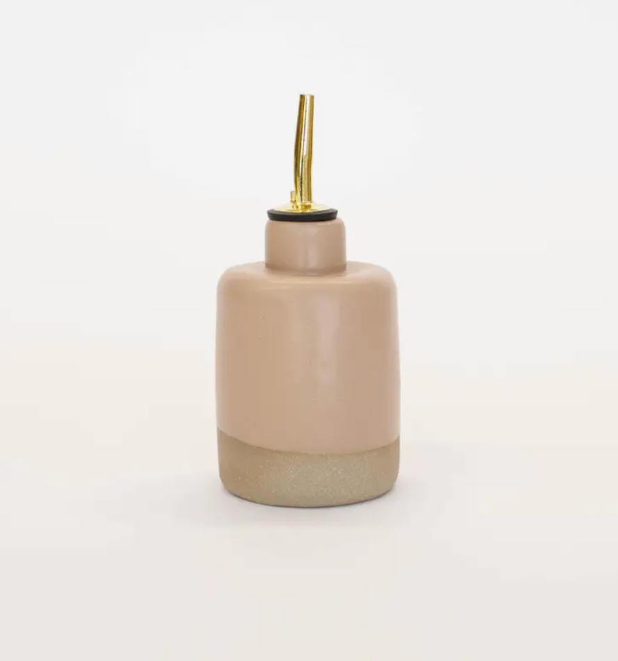 Short Ceramic Oil Cruet - 10oz