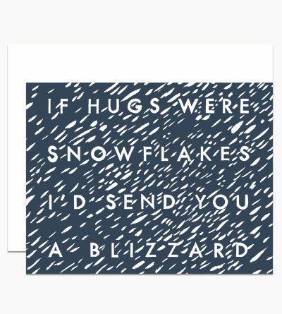 If Hugs Were Snowflakes Card - DH3