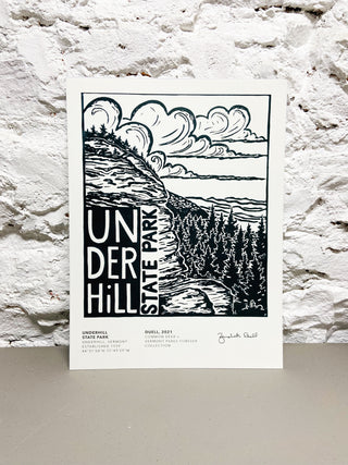 Vermont Parks Collection Print: Underhill State Park 12x16