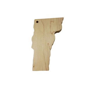 Small Vermont Shaped Cutting Board - 8in