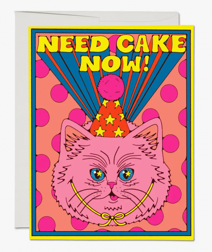 Need Cake Cat Card - RC5
