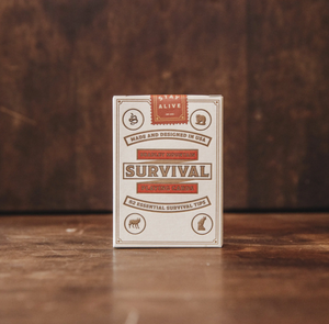 Survival Playing Cards - Cream