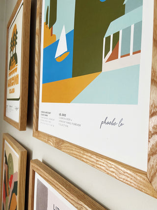 Vermont Parks Collection Print: Kingsland Bay, Phoebe Lo 12x16