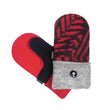 Load image into Gallery viewer, One of a kind Vintage Sweater Mittens - Reds, Greys &amp; Blacks
