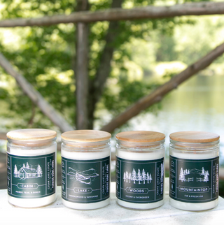 Bamboo Top Cabin Candle