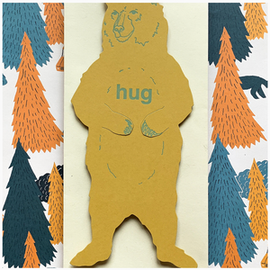 Grizzly Bear Hug Card - BL1