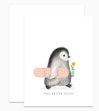Feel Better Penguin Card - DH3