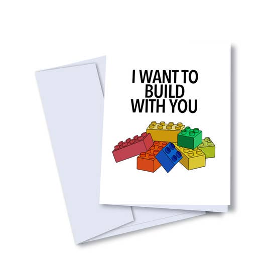 I want to Build With You Lego Card - KD2