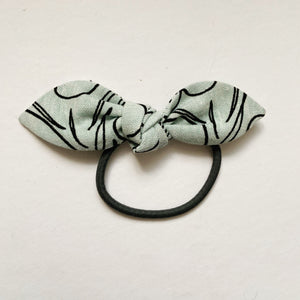 Cotton/Linen Bow Ponytail