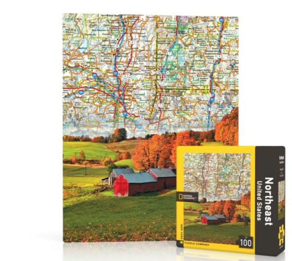 Northeast Mini Map Jigsaw Puzzle