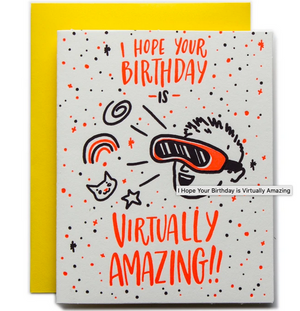 Virtually Amazing Birthday Card - LF5