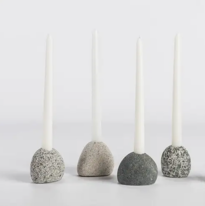 Stone Candleholder - Single