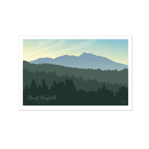 Mt. Mansfield Summer Print - 13 x 19