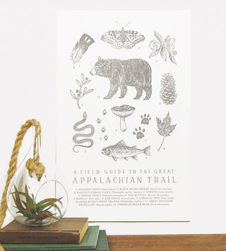 Appalachian Trail Field Guide Print - 11 x 17
