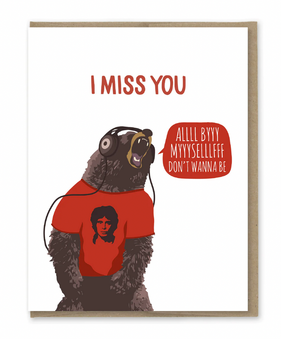 Miss You All By Myself Card - MP8