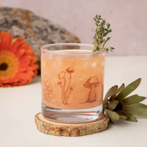 Mushroom Whiskey Glass - pickup only