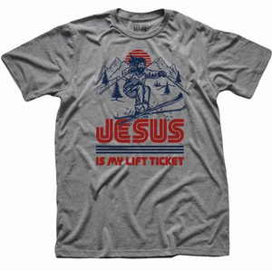 Jesus Is My Lift Ticket Men's Cotton T-Shirt