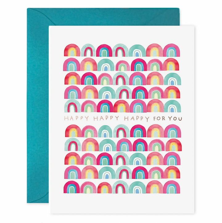 Happy For You Rainbows Card - EF4