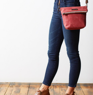 Red House Waxed Canvas Satchel