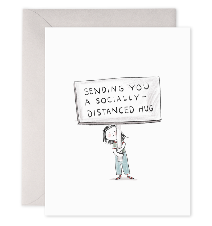 Socially Distanced Hug Card - EF8