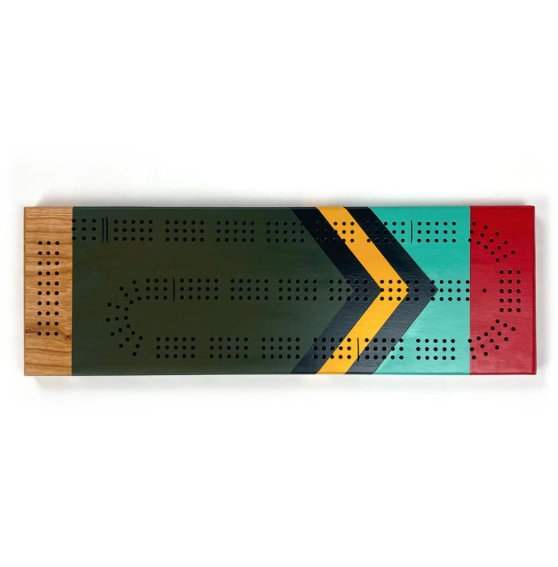 Hand Painted Cribbage Board - Scout