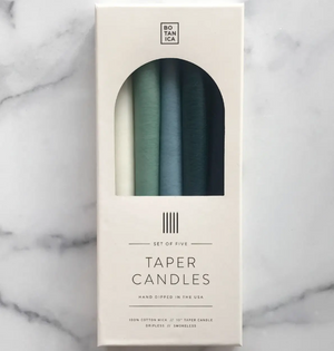Zodiac Taper 5 Pack Candles - Water