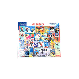 Vintage Ski Posters 1000 Piece Puzzle