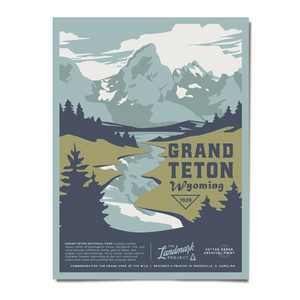 Grand Teton National Park Print - 12x16