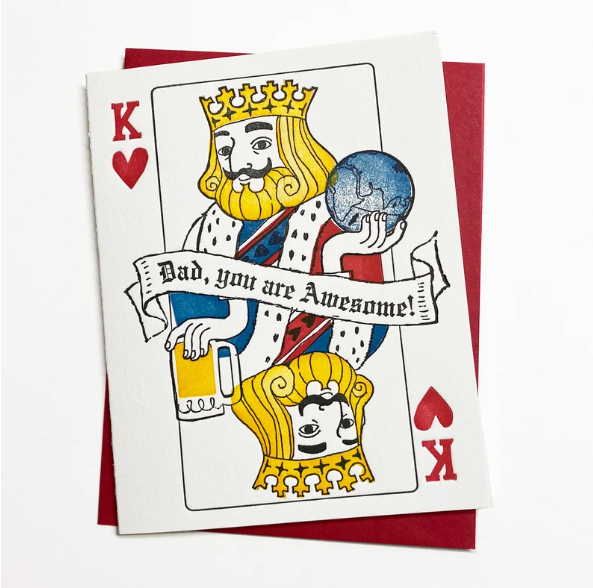 King Of Hearts Dad Card - IL7