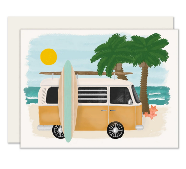 Surfboard Van Card - SS2