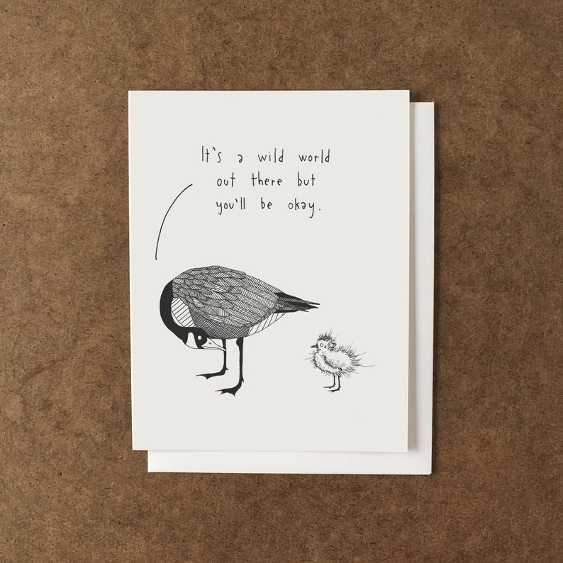 Wild World Goose Card - AL3