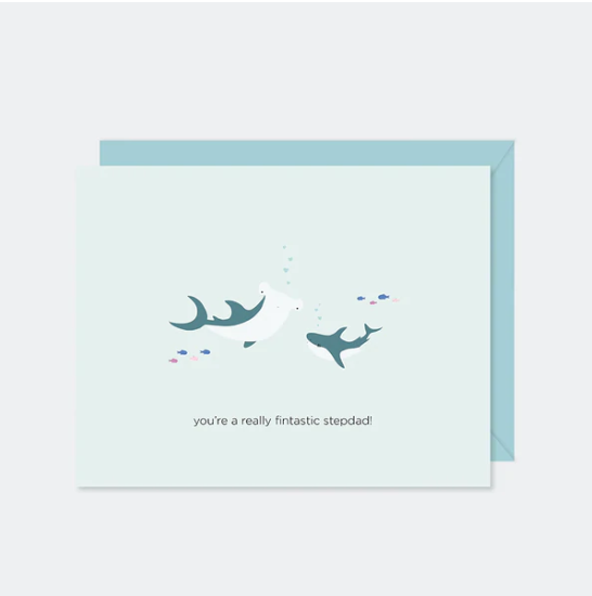 You're A Really Fintastic Stepdad Card - PH7