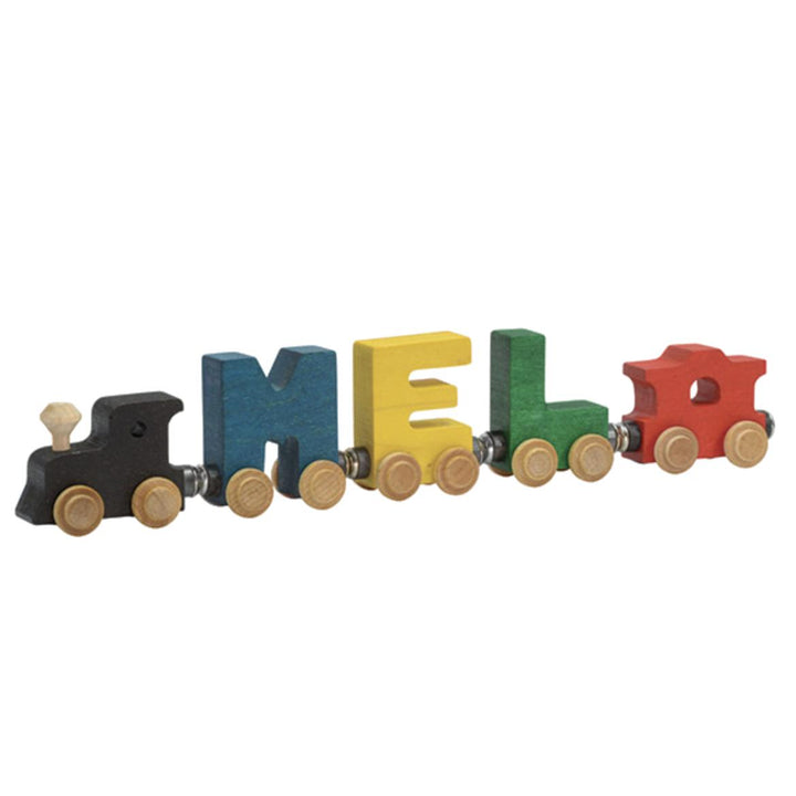 Wooden Name Train Letters