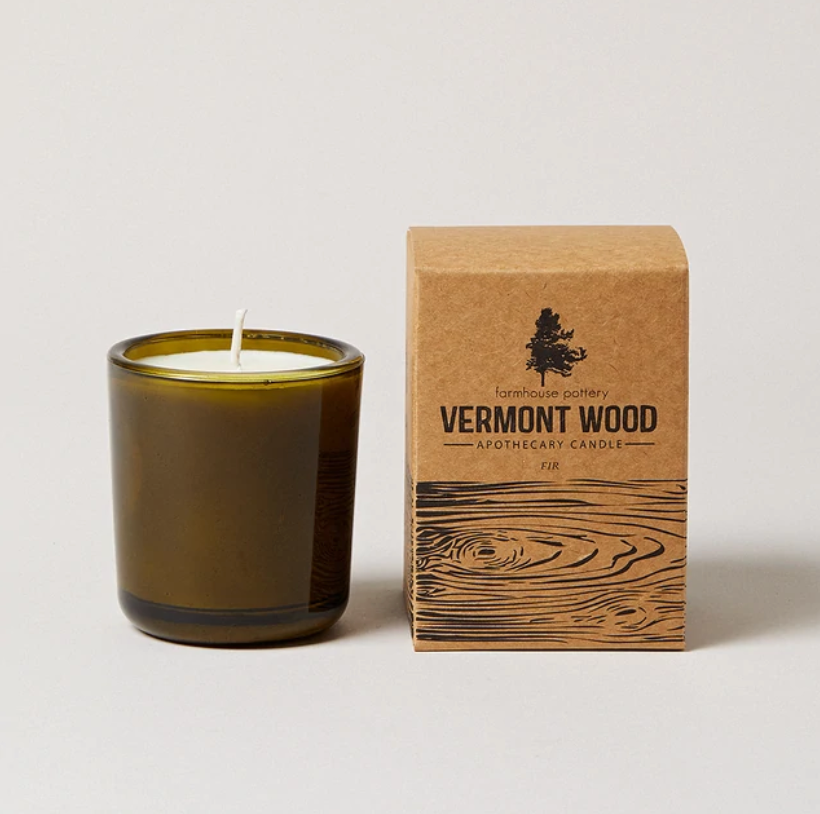 Farmhouse Pottery Vermont Wood Fir Candle