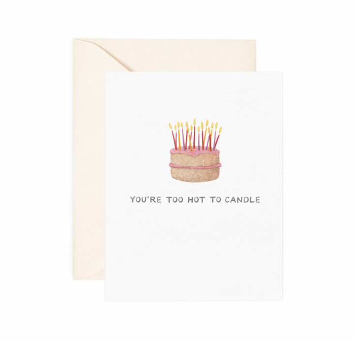 Too Hot To Candle Card - AZ5